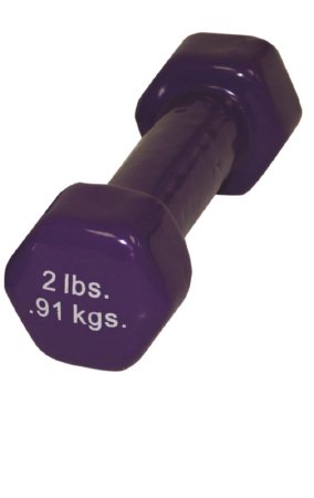 CanDo - Dumbbell Hexagon Heads 2 lbs. - 10-0551