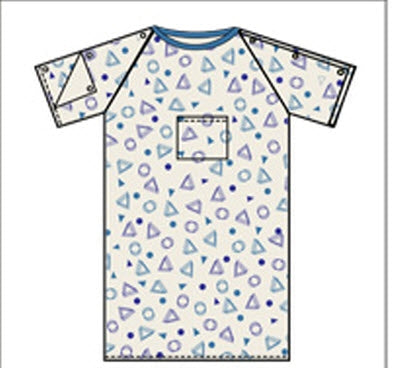 Lew Jan Textile - Patient Exam Gown 3X-Large Print Reusable - V62-5050PT