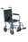 Drive Medical Transport Chair Steel Frame with Silver Vein Finish 250 lbs. Weight Capacity Padded Arm Black - TR37E-SV