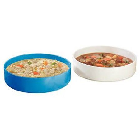 Sammons Preston - High-Side Dish Blue Reusable Melamine 7-1/4 Inch Diameter - 143002