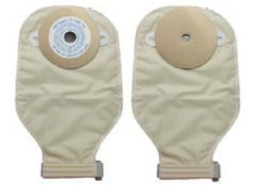 Nu-Hope Laboratories Nu-Flex Nu-Comfort Post-Op Ostomy Pouch Two-Piece System 11 Inch Length 1 Inch Stoma Drainable Convex, Pre-Cut - 40-7208-C