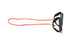 Fabrication Enterprises CanDo Exercise Resistance Tubing With Handles Red 36 Inch Length Light Resistance - 1334141