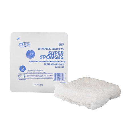 Dukal Dukal Fluff Dressing Cotton 1-Ply 6 X 6-3/4 Inch Rectangle Sterile - 2487