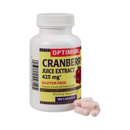 Optimum - Dietary Supplement Cranberry Powder 425 mg Strength Capsule 100 per Bottle Cranberry Flavor - 43292055812