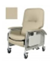 Graham-Field Lumex Deluxe Clinical Care Infinite Position Recliner Warm Taupe Vinyl Upholstered - FR566G409