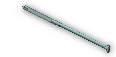 Absorbent Specialty Products Full Lower Extremity Bio-Bones Prosthetics, Straight with Peg at Hip - BLEP-1