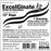 ExcelGinate AG - Silver Alginate Dressing 12 Inch Length Rope Sterile - MP00834