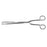 MedGyn - Obstetrical Forceps Hern 13 Inch Length Surgical Grade Stainless Steel NonSterile NonLocking Finger Ring Handle Slightly Curved 19 mm Coarse Serrated Fenestrated Oval Jaws - 031148