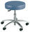 Winco Deluxe Series Exam Stool Backless Gas Lift Height Adjustment 5 Casters Moss Green - 4400-04