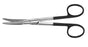 Miltex Padgett SuperCut Facelift Scissors Kaye 5-1/2 Inch Length OR Grade Stainless Steel (German) NonSterile Finger Ring Handle Curved Blade Blunt/Blunt - PM-6840