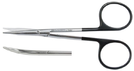 Miltex Padgett SuperCut Tenotomy Scissors Stevens 4-1/2 Inch Length OR Grade Stainless Steel (German) NonSterile Finger Ring Handle Curved Blade Semi Sharp - PM-6860