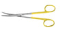 Miltex Padgett SuperCut Dissecting Scissors Metzenbaum 5-3/4 Inch Length OR Grade Stainless Steel (German) / Tungsten Carbide NonSterile Finger Ring Handle Curved Blade Blunt/Blunt - PM-6810TC