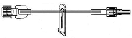 ICU Medical - Extension Set 6 Inch Tubing DEHP-Free - B4087