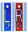 Wolf X-Ray - X-Ray Marker Set 1 Inch Blue / Red Left / Right 1 Set - 50163