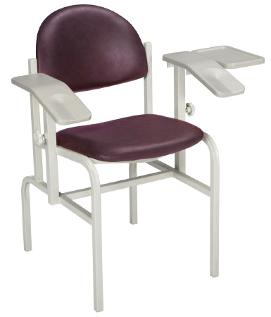 Brewer 1500 - Blood Drawing Chair Double Adjustable Armrests Dove Gray - 1500-SP-US413
