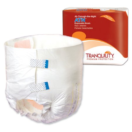 Principle Business Enterprises Tranquility Atn Adult Incontinent Brief Tranquility ATN Tab Closure Large Disposable Heavy Absorbency - 2186