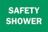 Brady - Door / Wall Sign Facility Safety Shower - 19035456
