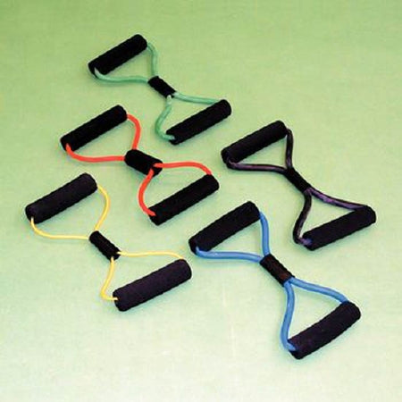 Patterson Medical Supply CanDo BowTie Exercise Resistance Tubing Blue 14 Inch Length Heavy Resistance - 550857