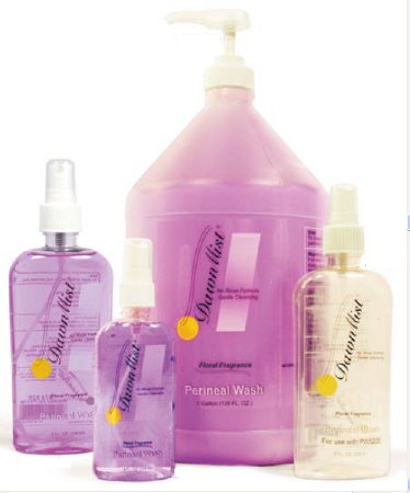 DawnMist - Rinse-Free Perineal Wash Liquid 1 gal. Pump Bottle Fresh Floral Scent - PW5200