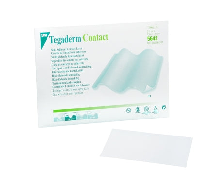 3M Tegaderm Non-Adherent Contact Layer Woven Nylon Fabric 3 X 4 Inch Sterile - 5642