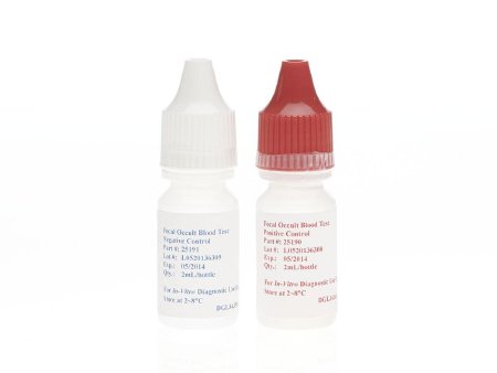 Hemosure - Immunology Control Set Fecal Occult Blood Test (iFOB or FIT) Positive Level / Negative Level 5 mL - T1-TC01