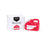 Mail System Pro-Tec - Mailback Sharps Container 9 L X 6 W X 7-1/2 H Inch 1 Gallon Red Base / White Lid Vertical Entry Snap On Lid - 11000-018