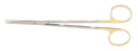 Miltex Miltex Carb-N-Sert Dissecting Scissors Metzenbaum 7 Inch Length OR Grade Stainless Steel (German) / Tungsten Carbide NonSterile Finger Ring Handle Straight Blade Sharp/Sharp - 5-181B-TC