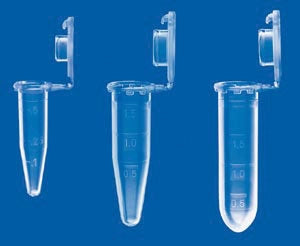 Biopur Safe-Lock - Microcentrifuge Tube Conical Bottom Plain 6 X 32 mm 1.5 mL Without Color Coding Snap Cap Polypropylene Tube - 0540224B