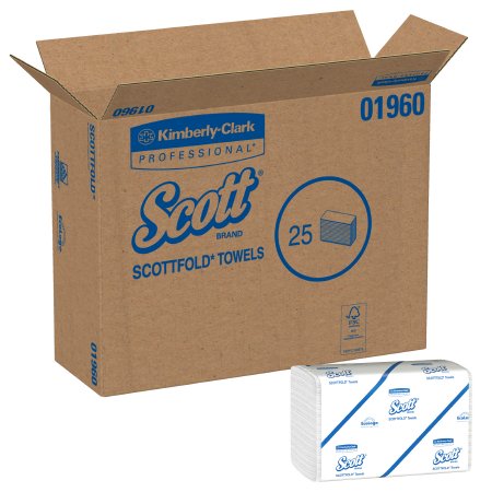 Kimberly Clark Scott Scottfold Paper Towel Multi-Fold 8-1/10 X 12-2/5 Inch - 1960