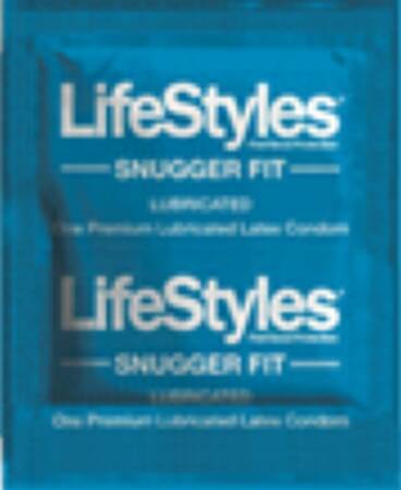 Sxwell USA Lifestyles Snugger Fit Condom Lubricated One Size Fits Most 1000 per Case - 5200