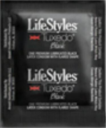 Sxwell USA Lifestyles Tuxedo Condom Lubricated One Size Fits Most 1000 per Case - 6200