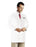Landau Uniforms - Lab Coat Navy Blue Size 48 Mid Length Reusable - 3163BNPSZ48