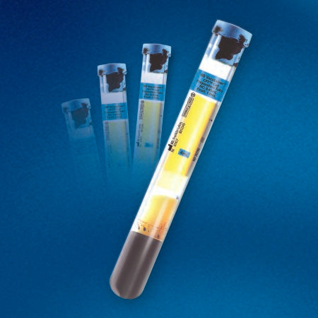 Becton Dickinson BD Vacutainer CPT Molecular Diagnostic Tube Cell Preparation Sodium Citrate / Separator Gel Additive 13 X 100 mm 4 mL Blue / Black Mottled Conventional Closure Glass Tube - 362760
