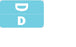 Wilmer Barkley Pre-Printed Label Chart Tab D | D Light Blue 1 X 1-5/8 Inch - W-P1001-D
