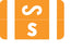 Wilmer Barkley Pre-Printed Label Chart Tab S | S Orange 1 X 1-5/8 Inch - W-P1001-S
