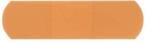 Dukal American White Cross First Aid Adhesive Strip 5/8 X 2-1/4 Inch Plastic Rectangle Tan Sterile - 1010300