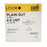 LOOK - Suture with Needle Absorbable Uncoated Undyed Suture Plain Gut Size 5 - 0 18 Inch Suture 1-Needle 19 mm Length 3/8 Circle Reverse Cutting Needle - 500B