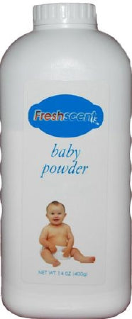 DawnMist - Baby Powder 14 oz. Fresh Scent Bottle with Dispensing Cap Corn Starch - BP14