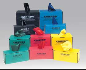 CanDo Low Powder - Exercise Resistance Band Red 5 Inch X 6 Yard Light Resistance - 3973