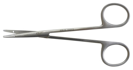 BR Surgical Dissecting Scissors Littler 4-3/4 Inch Length Surgical Grade Stainless Steel NonSterile Finger Ring Handle Curved Blunt/Blunt - BR08-20512