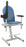 Winco 578 Series Blood Drawing Chair 1 Adjustable Flip Armrest Blue Ridge - 2578-17