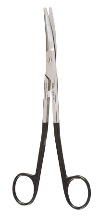 Miltex Miltex SuperCut Plastic Surgery Scissors Gorney-Freeman 7-1/4 Inch Length OR Grade Stainless Steel (German) NonSterile Finger Ring Handle Curved Saber Back Blunt/Blunt - 21-SC-715