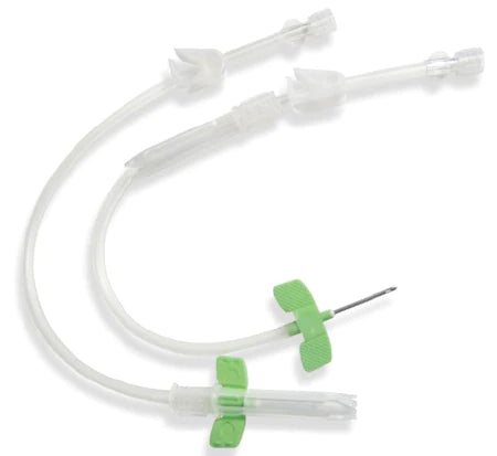 BioHole - Arteriovenous Fistula Needle 17 Gauge 1 Inch 12 Inch Tubing Without Port - FD+172530BC-CAP