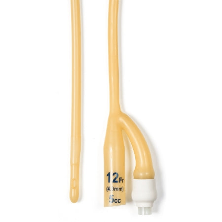 Dynarex Foley Catheter 2-Way Standard Tip 5 cc Balloon 12 Fr. Silicone Coated Latex - 4932