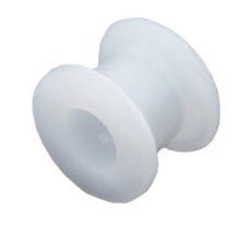 Summit Medical - Ear Ventilation Tube Sheehy Collar Button 2.84 mm Silicone Elastomer Blue Sterile - VT-1002-01