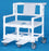IPU IPU Bariatric Shower Chair ipu Fixed Arm PVC Frame Mesh Back 21 Inch Height - BSC880