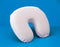 Hermell Products Crescent Neck Pillow White Reusable - NC3950