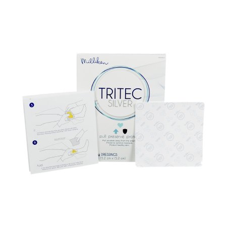 Tritec Silver - Silver Dressing 6 X 6 Inch Square Sterile - 3000004573