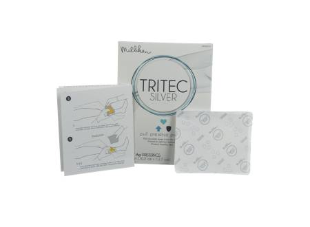 Tritec Silver - Silver Dressing 4 X 5 Inch Rectangle Sterile - 3000005137