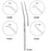 Miltex Miltex Hook House 6-1/4 Inch Stainless Steel (German) NonSterile Reusable - 19-2503
